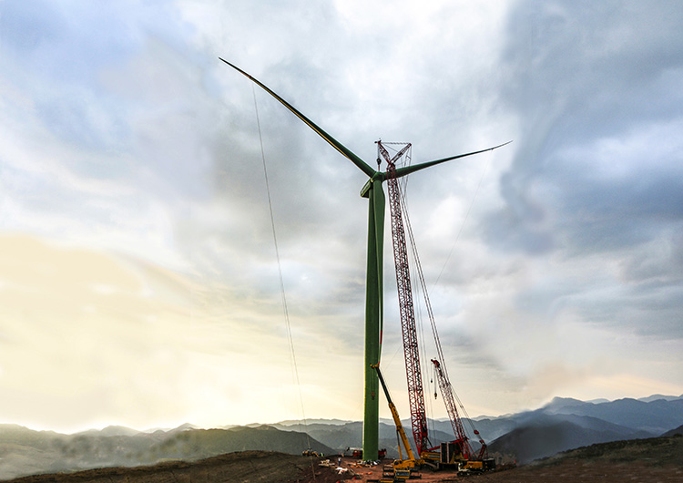 華能涼山州昭覺縣瓦庫(kù)50MW風(fēng)電場(chǎng)項(xiàng)目主體工程施工